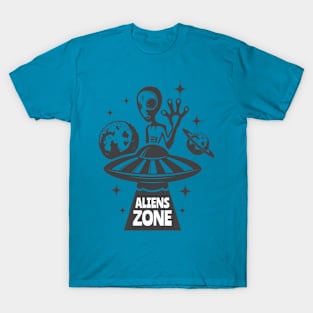 aliens zone T-Shirt